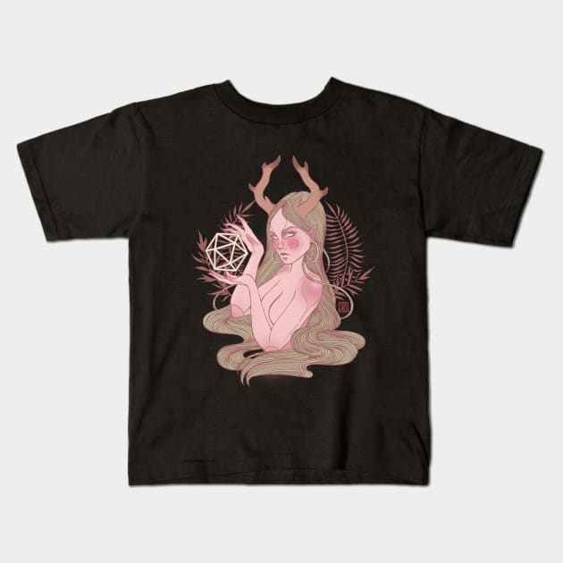 Faun Girl Kids T-Shirt by SeriSeli